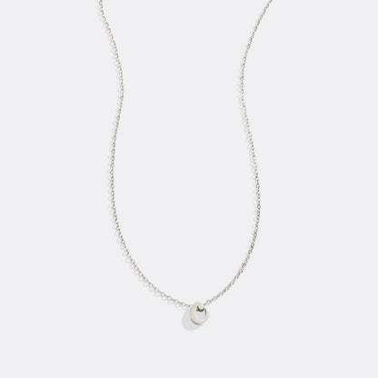 Mint & Lily Tiny Script Initial Necklace