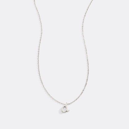 Mint & Lily Tiny Script Initial Necklace