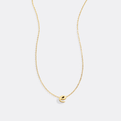 Mint & Lily Tiny Script Initial Necklace