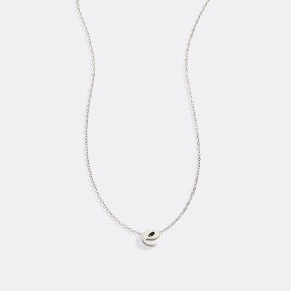 Mint & Lily Tiny Script Initial Necklace