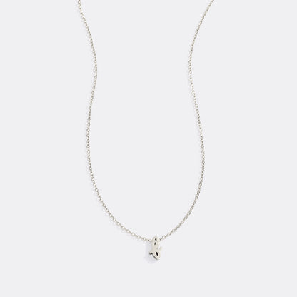 Mint & Lily Tiny Script Initial Necklace