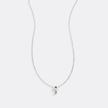 Mint & Lily Tiny Script Initial Necklace