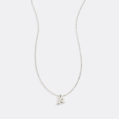 Mint & Lily Tiny Script Initial Necklace