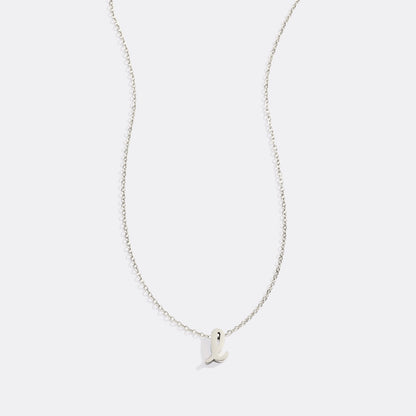 Mint & Lily Tiny Script Initial Necklace