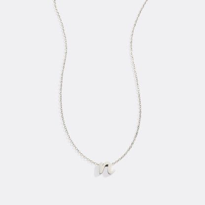 Mint & Lily Tiny Script Initial Necklace