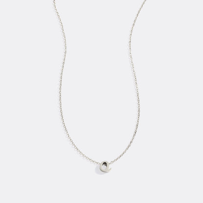 Mint & Lily Tiny Script Initial Necklace