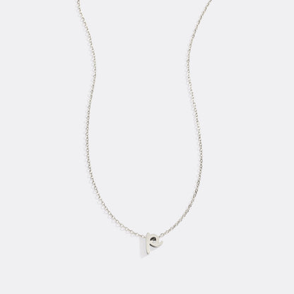 Mint & Lily Tiny Script Initial Necklace