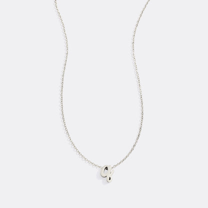 Mint & Lily Tiny Script Initial Necklace