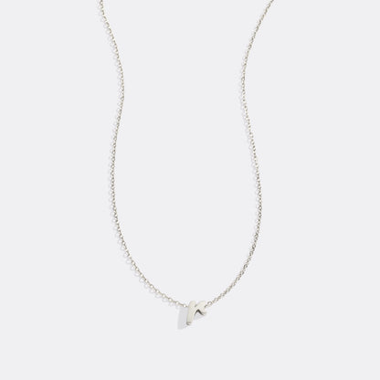 Mint & Lily Tiny Script Initial Necklace