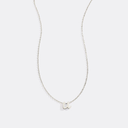 Mint & Lily Tiny Script Initial Necklace