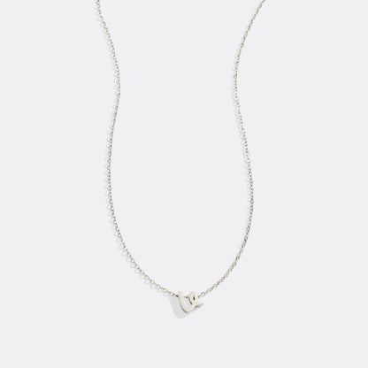Mint & Lily Tiny Script Initial Necklace