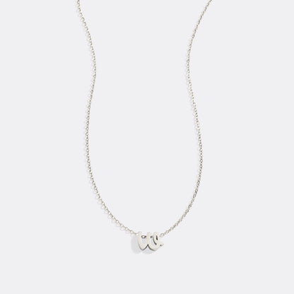 Mint & Lily Tiny Script Initial Necklace
