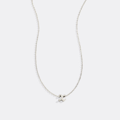 Mint & Lily Tiny Script Initial Necklace