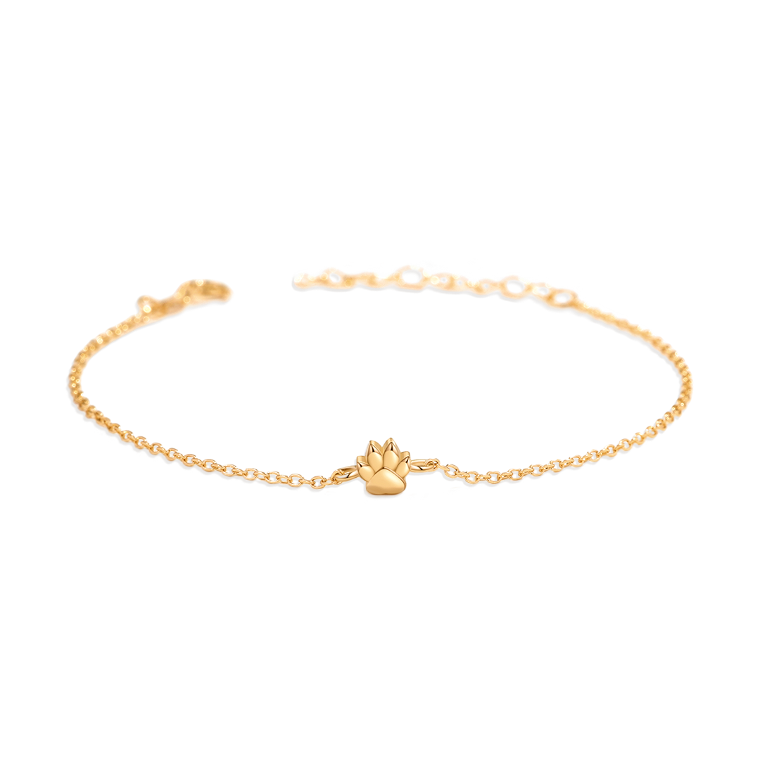 Mint & Lily Tiny Pawprint Bracelet