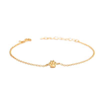 Mint & Lily Tiny Pawprint Bracelet