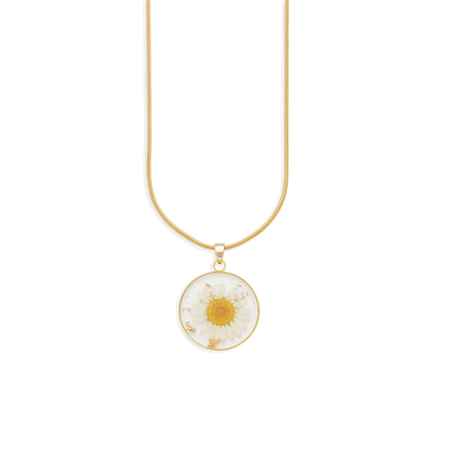 Mint & Lily Pressed Birth Flower Necklace