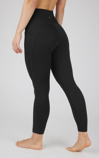 Lux Elastic Free High Waist Side Pocket 7/8 Ankle
