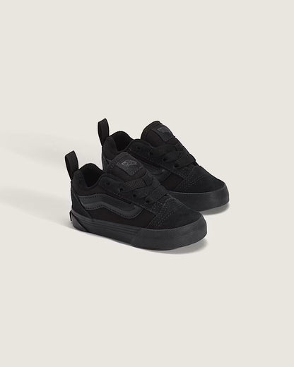 [vn000efbgdy] Toddlers Vans Knu Skool - Black/black