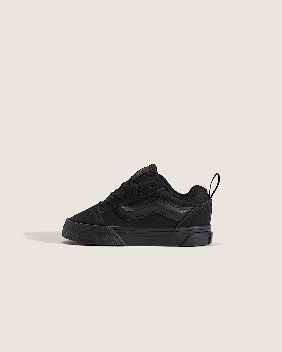 [vn000efbgdy] Toddlers Vans Knu Skool - Black/black