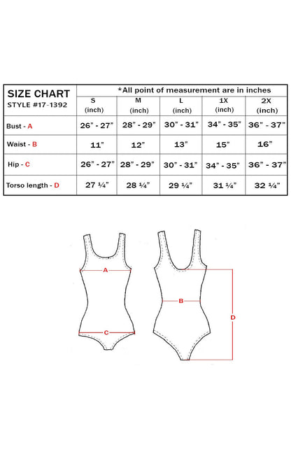 Sakkas Women's Gymnastics Dance Party Metallic Bodysuit Leotard Top Made in USA