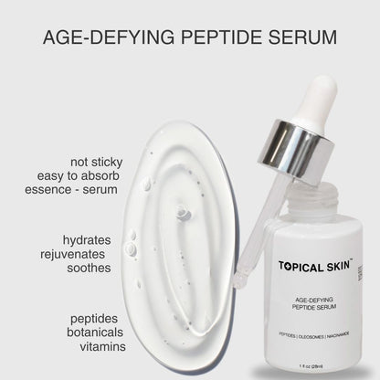 Topical Skin Age-Defying Peptide Serum