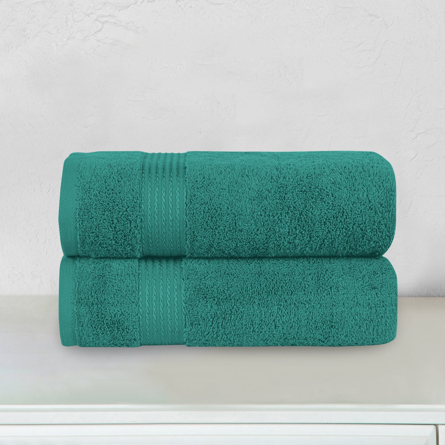 Elegant Comfort 2 Pack Premium Turkish Cotton Bath Towel Set, 27 x 54 inch