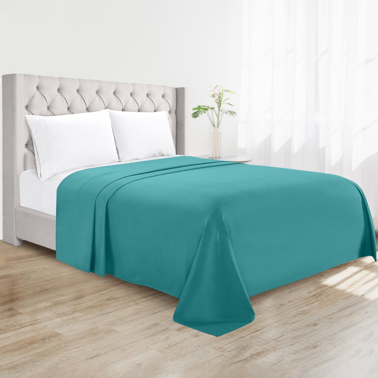 Elegant Comfort Essential Single Flat Sheet - Premium Hotel Quality