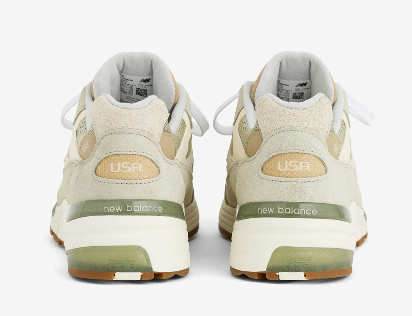 Men's New Balance 992 Made in USA - Olivine