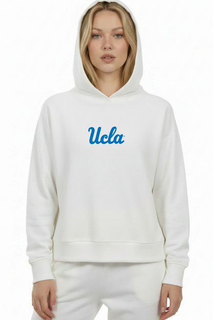 Relaxed Fit Waffle Hoodie UCLA