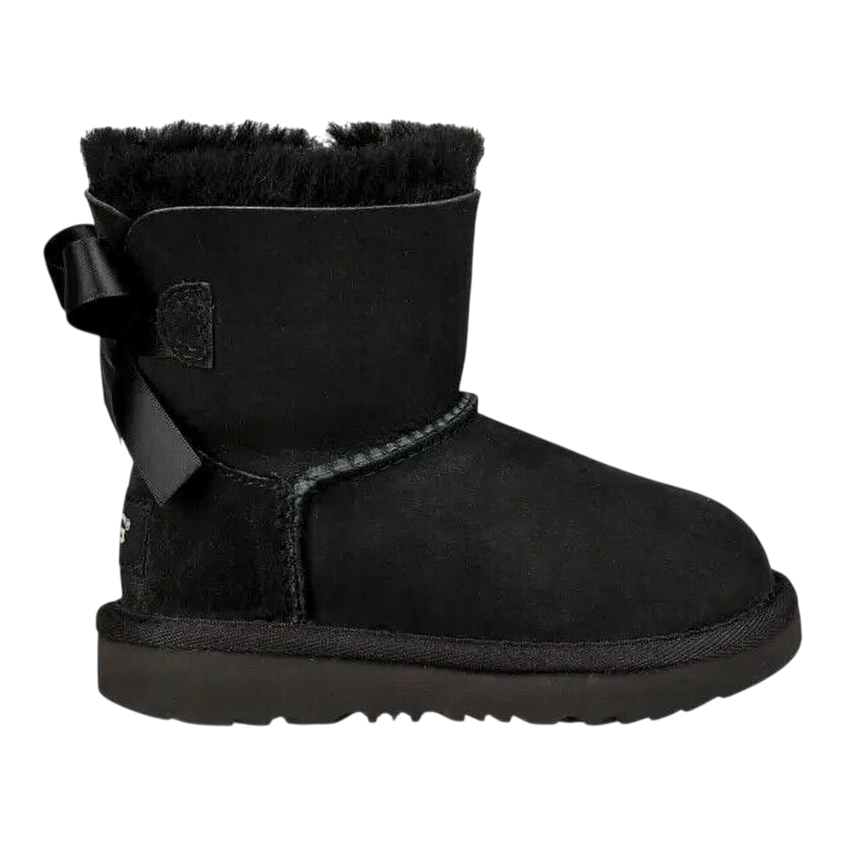 UGG Mini Bailey Bow II Toddlers' Boots — Black
