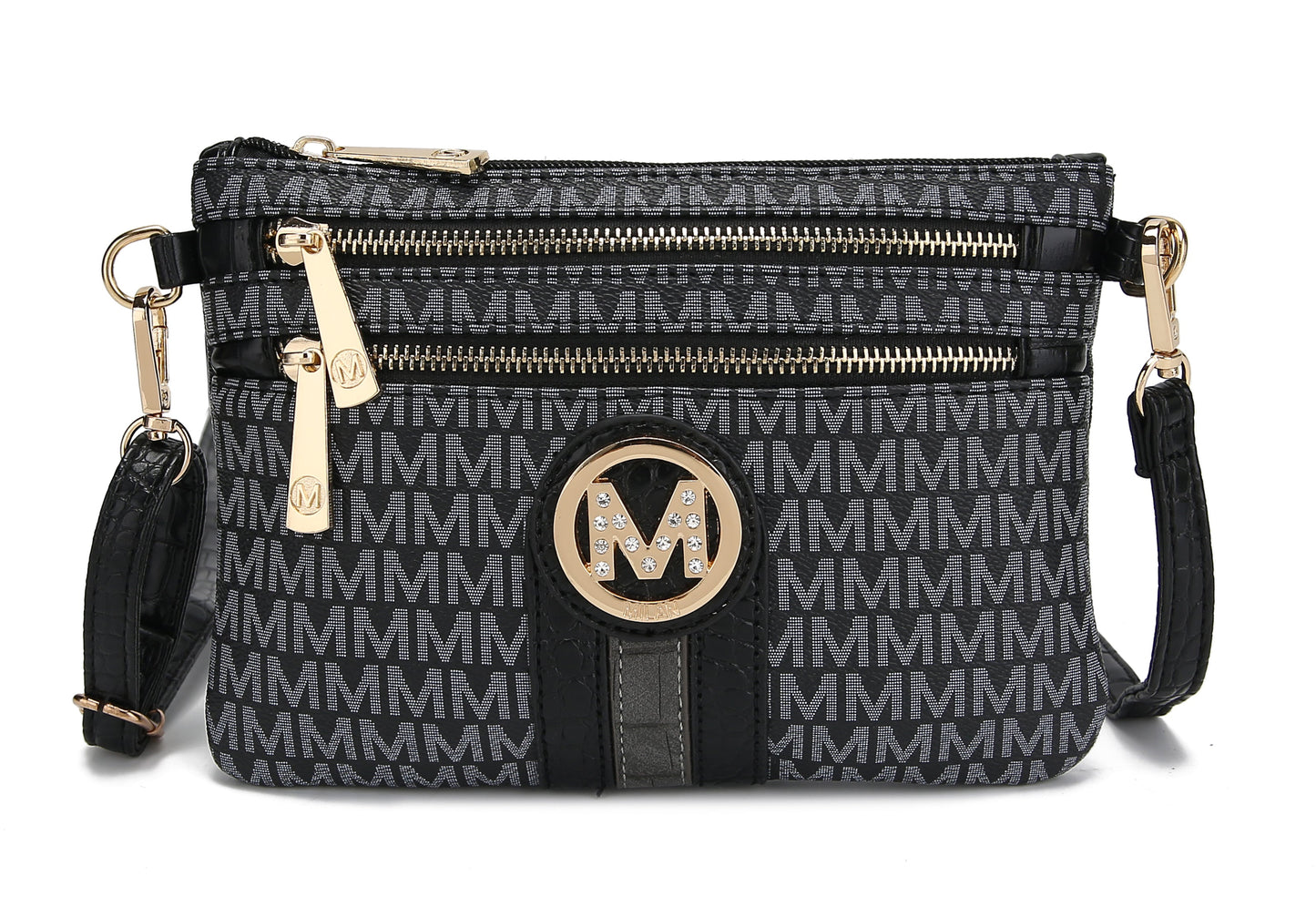 MKF Collection Women's Tarren Signature Crossbody Bag