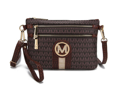 MKF Collection Women's Tarren Signature Crossbody Bag