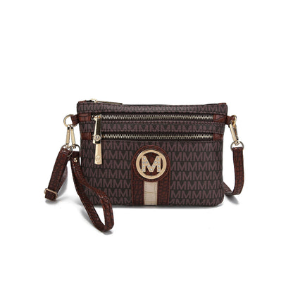 MKF Collection Women's Tarren Signature Crossbody Bag