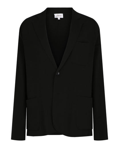 Brioni Knit Single-Breasted Blazer