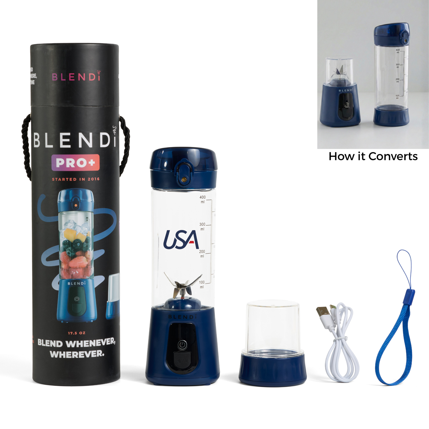 USA Pro+ Ice Crushing Portable Blender