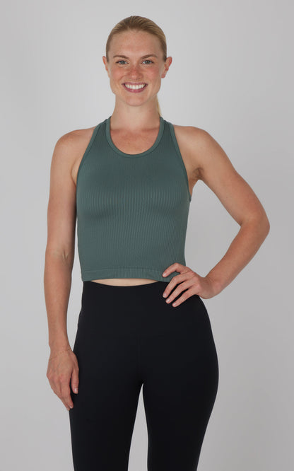 2 PK Racerback Tank with Built in Bra - Our Stone Story