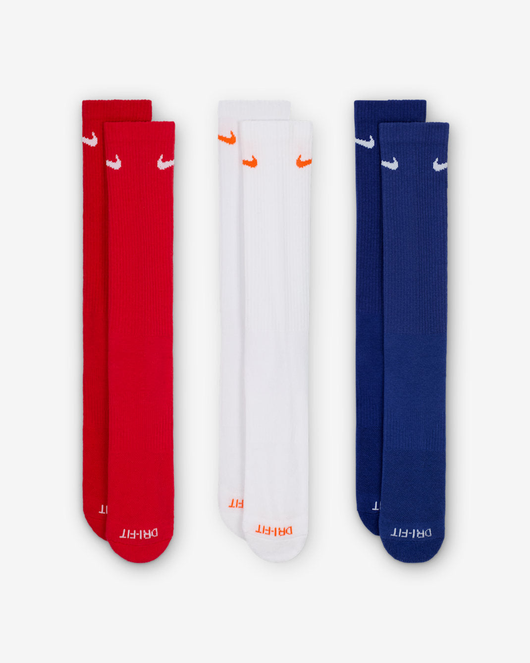 Nike Men's Everyday Plus Cushioned Training Crew Socks 3 Pairs Pairs)