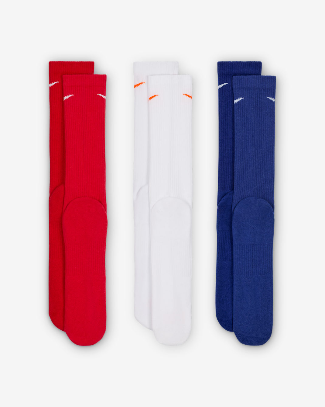 Nike Men's Everyday Plus Cushioned Training Crew Socks 3 Pairs Pairs)