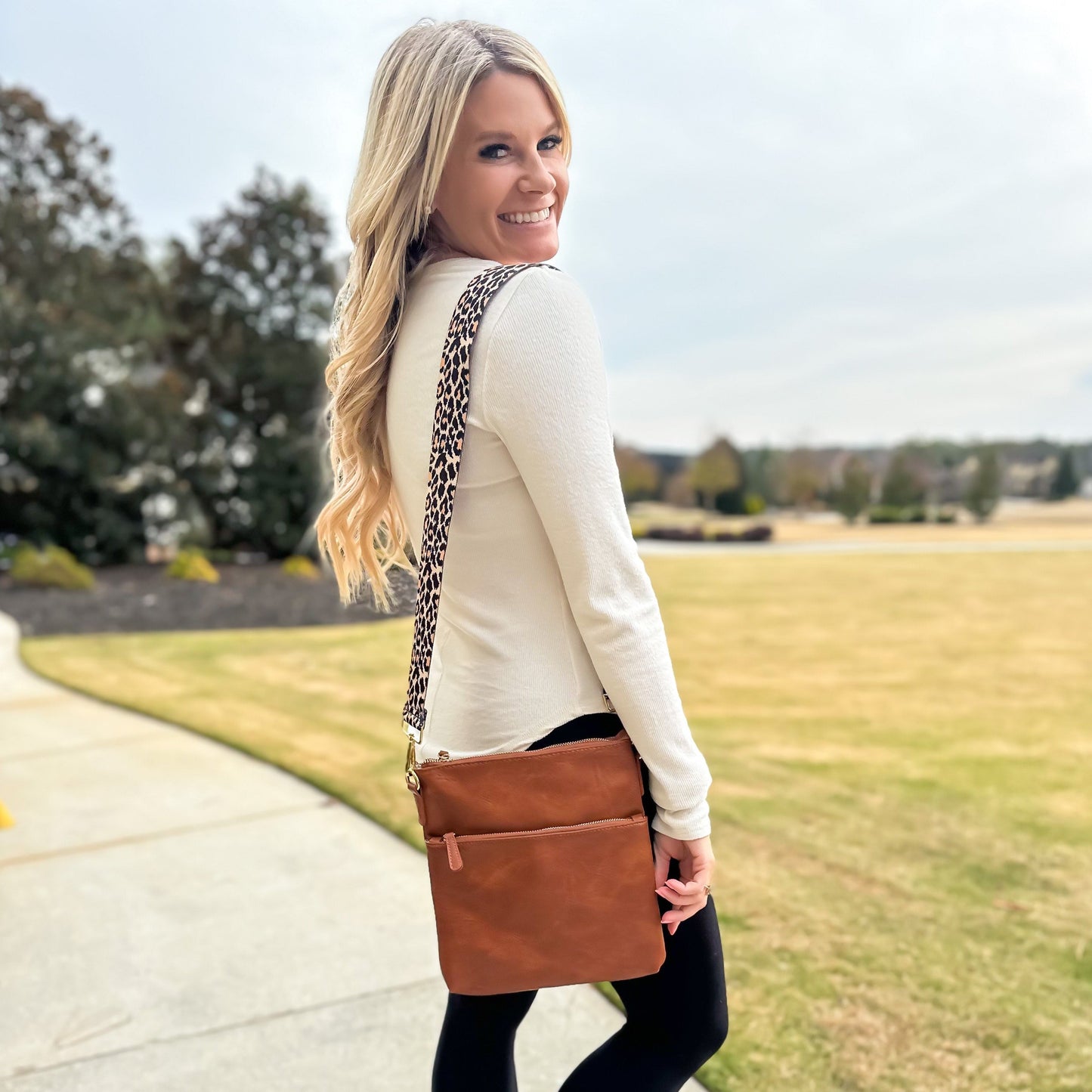 Threaded Pear Chloe Crossbody | Choose Your Strap