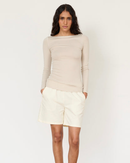 Lane Boatneck Top