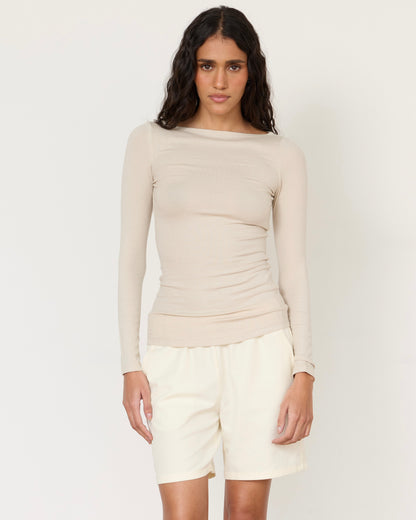 Lane Boatneck Top