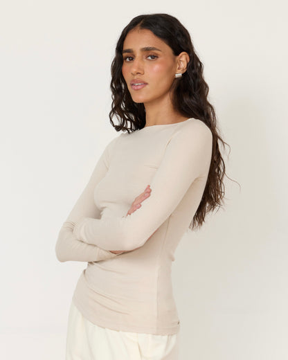 Lane Boatneck Top