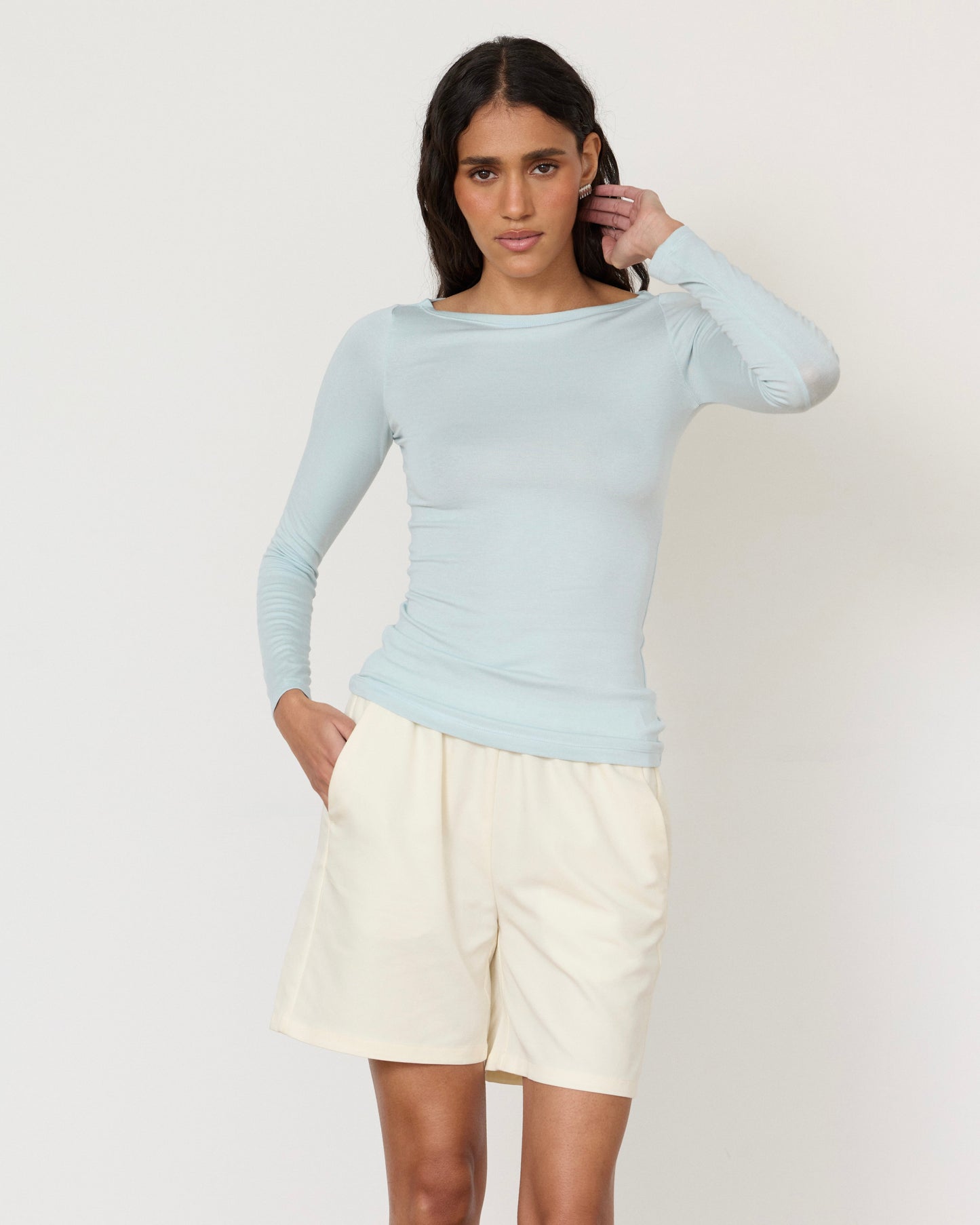 Lane Boatneck Top