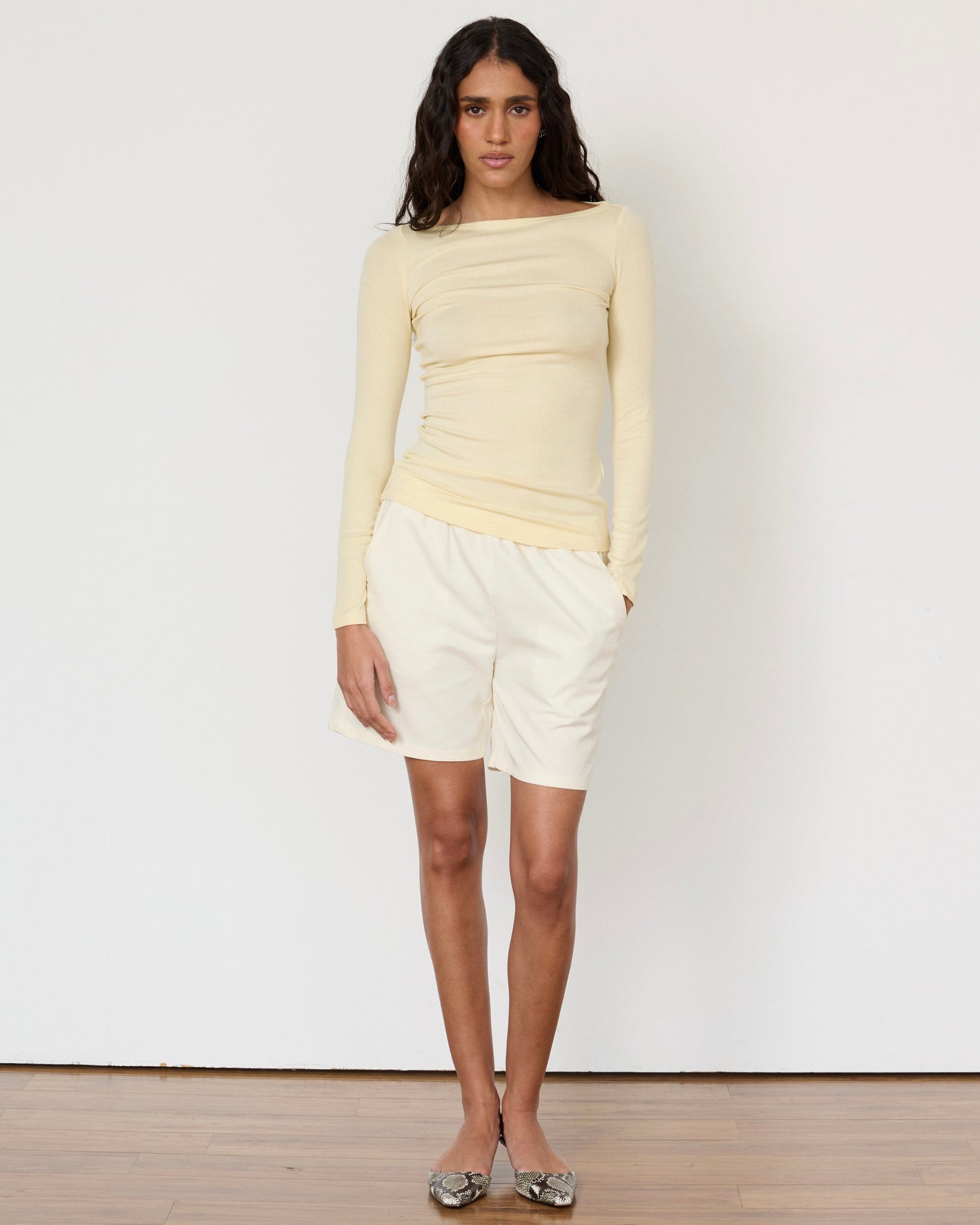 Lane Boatneck Top