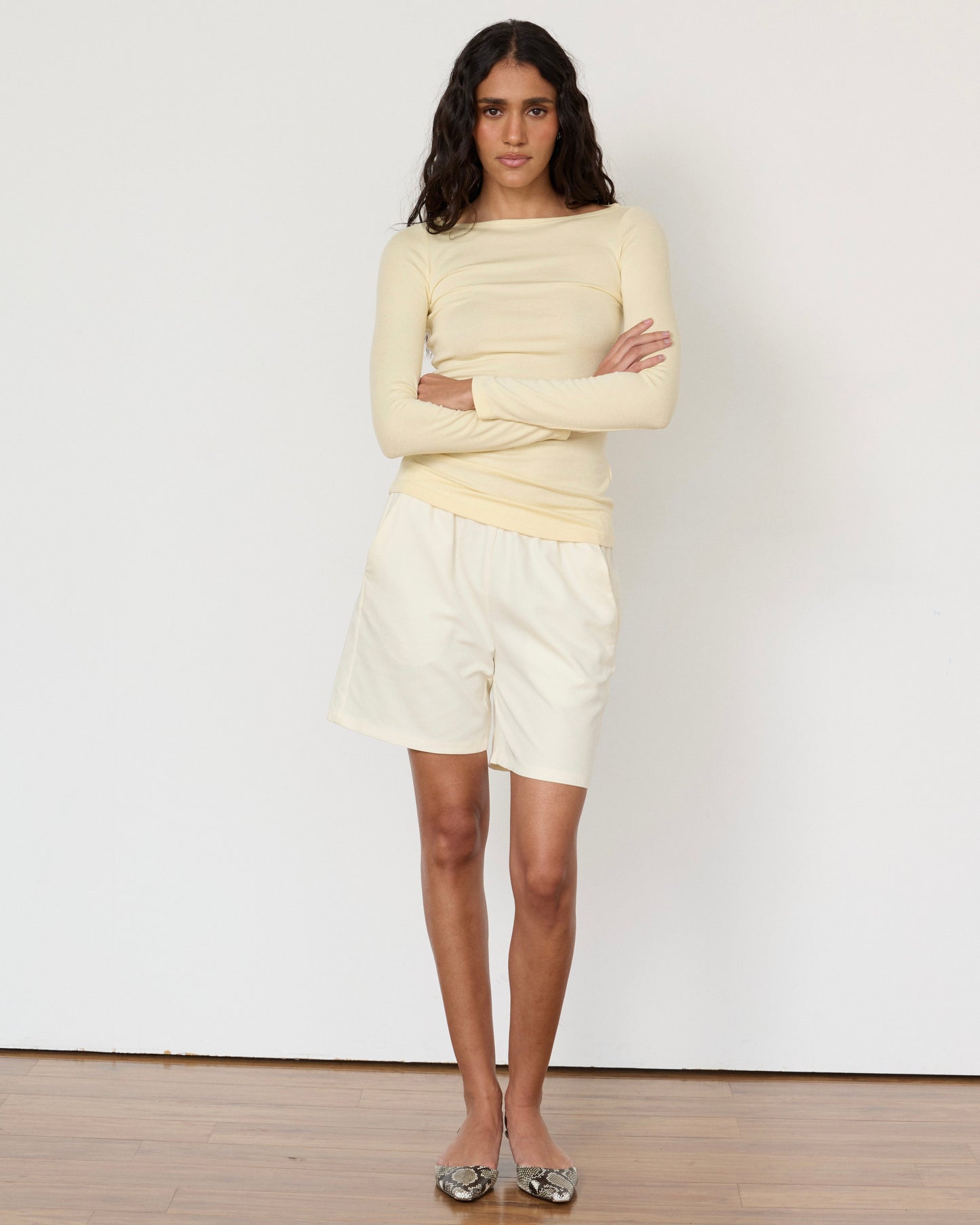 Lane Boatneck Top