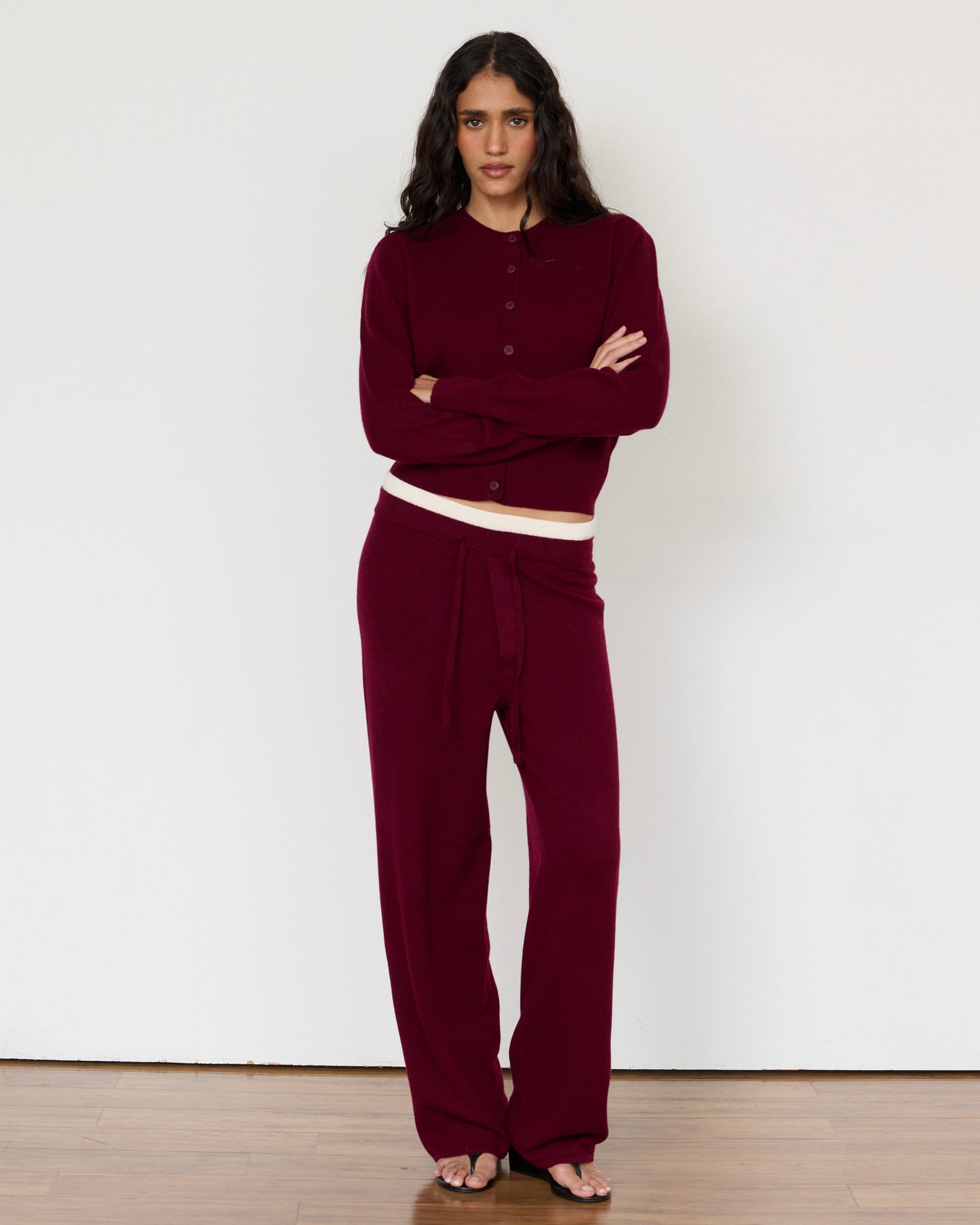 Tove Layered Cashmere Pant