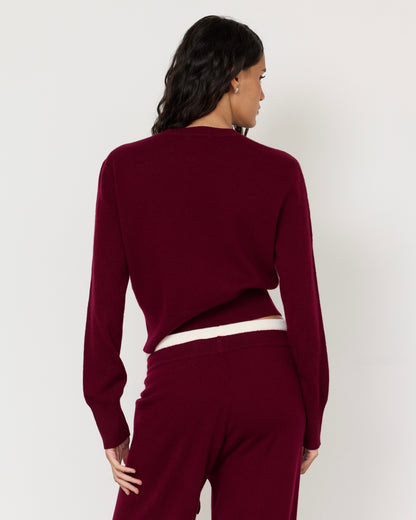 Tove Layered Cashmere Crewneck
