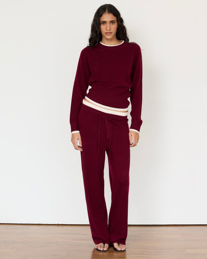 Tove Layered Cashmere Crewneck