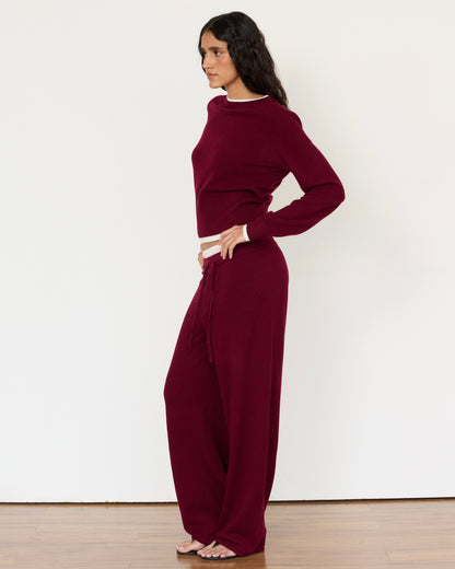 Tove Layered Cashmere Crewneck