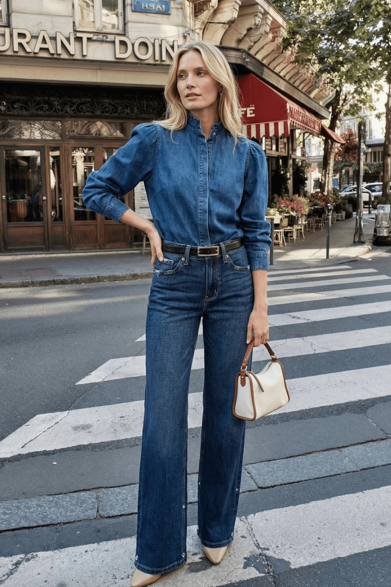 Noelle Inseam Transform High Rise Relaxed Straight Leg Jeans